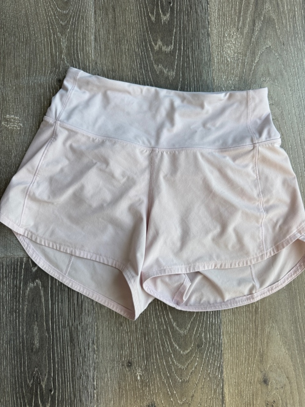 lululemon athletica Pale Pink High-Rise Athletic Shorts JH0535